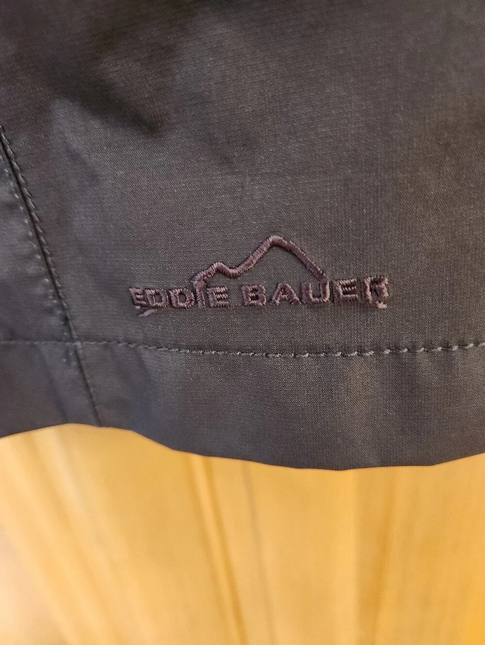 Eddie Bauer Women's Dark Brown Hooded Insulated Trench Coat - Size MT